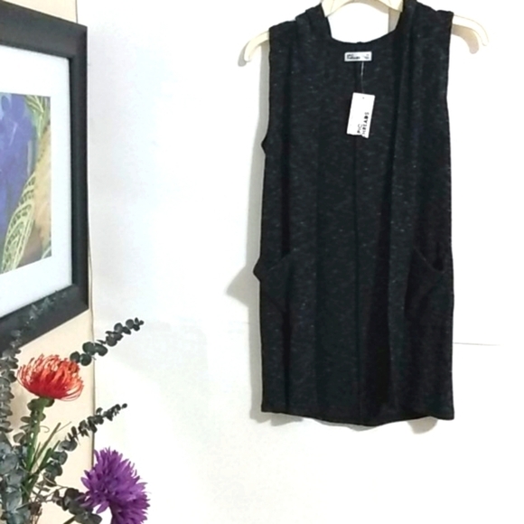 EPIC THREADS NWT HOODIE CARDIGAN VEST GIRLS MEDIUM - Picture 1 of 9